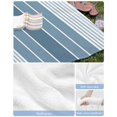 thumbnail image 6 of Blue Ombre Stripe Beach Towels Oversized Super Absorbent, Farmhouse Striped Gradient Lightweight Bath Towel Quick Dry Sets For Bathroom/Pool/Rv Camping/Beach Play/Gym Room/Picnic 35"x70", 6 of 8