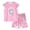tj08 Pink, variant on Baby Golf Outfit 1 Year Old Toddler Girl Clothes Layered Ruffle Top Floral Shorts Cute Toddler Girls Summer Outfits 2Pcs Clothing Set