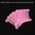 thumbnail image 4 of Uxcell Plastic Floss Bobbins Thread Cards Cross DIY Sewing, Pink 100 Pack, 4 of 5