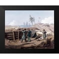 thumbnail image 2 of Waud, Alfred 18x15 Black Modern Framed Museum Art Print Titled - Sharpshooting, Petersburg, Virginia, 2 of 5