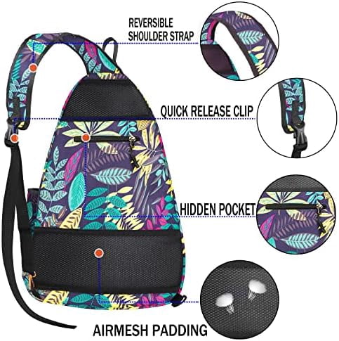 Pickleball Bag - Pickleball Bags for Women Men - Pickleball Backpack - Travel Pickleball Paddle Case, Pickle Ball Bag for Pickleball Paddle Tennis Racket, Protable Pickleball Sling Bag
