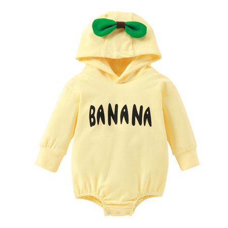 

Kids Baby Girls Summer Romper Infant Newborn Long Sleeve Bodysuit Long Sleeve Hoodie Romper Fall Outfit