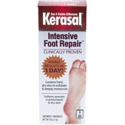 Kerasal Intensive Foot Repair Skin Ointment Cracked Dry Feet 1 oz, 3-Pack