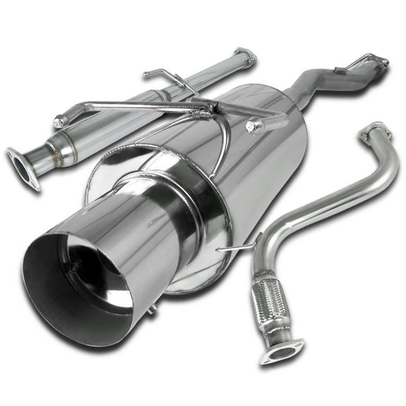 Spec-D Tuning N1 Style Exhaust Catback System Compatible with 1994-1997 Honda Accord 4-Cylinder Models
