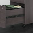 thumbnail image 5 of Studio C 60W Left Hand L-Bow Desk with Drawers in Storm Gray - Engineered Wood, 5 of 5