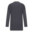 thumbnail image 6 of LYXSSBYX Mens T-Shirts Long Sleeve Men Casual Fashion Solid Round Neck Pullover T-Shirt Long Sleeve Tops, 6 of 6