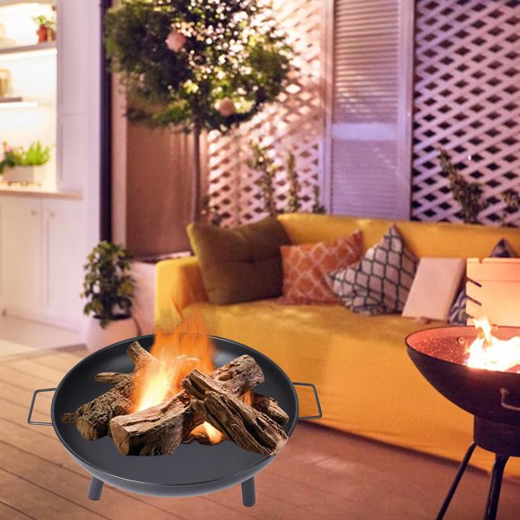 hoguera,Cocina de barbacoa de fogata de hierro fundido,Chimenea Camping la parrilla Soporte Rack Utensilios de cocina,Patio trasero al aire libre Jardín Picnic Fogata Parrilla,Barbacoa