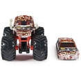 thumbnail image 3 of Set de juguetes Monster Jam Diecast a escala 1:64 con camión y coche de carreras, 3 of 7