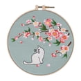 thumbnail image 1 of Kit de bordado con aro, hilo de punto de cruz, hilos de inicio, manualidades DIY Style3, 1 of 7