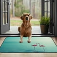 thumbnail image 3 of ONETECH Flamingo Pattern Door Mat Indoor/Outdoor/Front Door/Bathroom Mats Non-Slip Durable Entrance Mat 19.68*39.37 in, 3 of 6