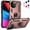 Pink, variant on Entronix Heavy Duty Case Designed for iPhone 11 Pro, Rotating Ring Protective Cover, Navy