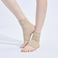 thumbnail image 3 of Brown Socks Ankle Sleeve Soft Cushioned Neuropathy Socks Stabilizing Ankle Brace for Maximum Support and Improved Circulation, 3 of 4
