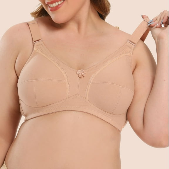 GaThRRgYP Bras for Women Clearance Women's Plus Size Seamless Push Up Lace Sports Bra Comfortable Breathable Base Tops Underwear