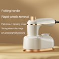 thumbnail image 6 of Tnobhg Portable Handheld Travel Steam Iron Foldable Fast Heating Electric Heat Press Garment Small Hanging Ironing Machine for Dormitory Clothes, 6 of 7