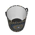 thumbnail image 3 of Fotbe Dot Mandala Laundry Basket with Handles, Waterproof Large Laundry Hamper, Wash Bag for Corner Dorm, Rolling Laundry Basket with Handles-Small, 3 of 8