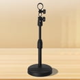thumbnail image 3 of GLFILL Desktop-Microphone Stand Upgraded Adjustable Table Mic Stand With Base-Microphone Holder Mic Clip For Podcasts Singing Black A, 3 of 7