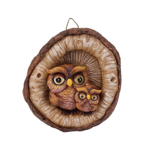 Reading Gnomes Tree Faces Decors Outdoor Yard Statues Hanging For Garden Resin Crafts And Flower Pots Landscape