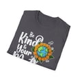 thumbnail image 5 of Be Kind To Earth, Gildan Unisex Softstyle T-Shirt, Graphic Tee, S-3XL, 5 of 6