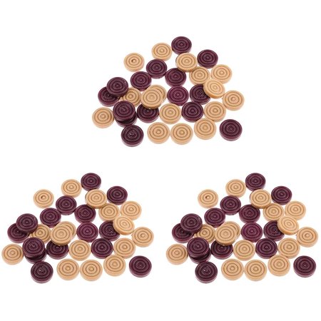 96Pcs Round Chess Pieces Checkers 15mm for International Board Game ...