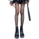 thumbnail image 5 of Medias de mujer primavera y verano finas con lazo dulce blanco leche pantimedias lolita onda redonda punto jk seda negra, 5 of 5