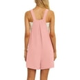thumbnail image 6 of Cueply Rompers for Women Short Overalls Casual Summer Adjustable Strap Shorts Jumpsuit with Pockets, 6 of 7