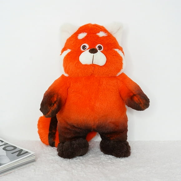 muñeco de peluche turing red mei para niños oso panda mapache cojín suave regalos 40cm