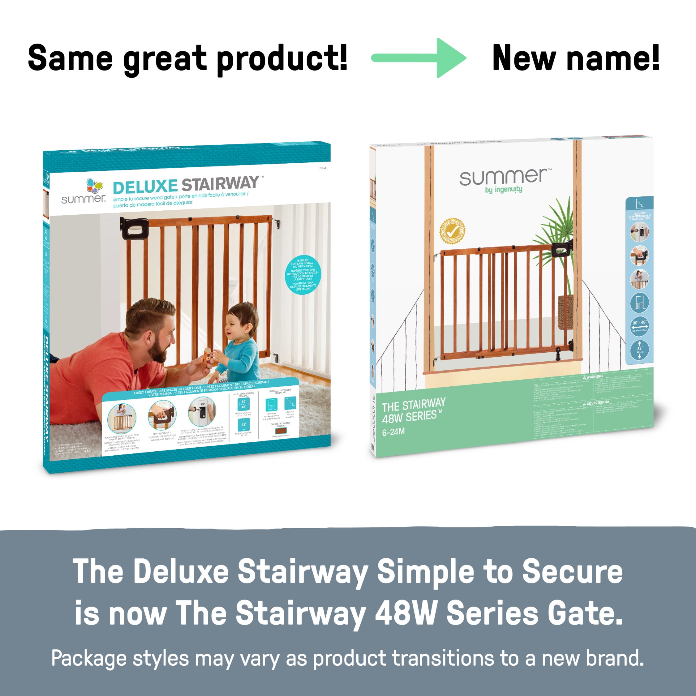 Summer by Ingenuity The Stairway 48W Series - Brown