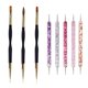 thumbnail image 5 of 5/20 piezas pincel para decoración de uñas, punta de diseño, pintura, dibujo, tallado, punteado, delineador plano, Gel acrílico, esmalte UV, herramientas de manicura, 5 of 5