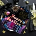 thumbnail image 5 of Elainilye Black and Gold New Year Paper Napkins 20 Pieces Disposable for Party Decorations Holiday Tableware Celebration Supplies, 5 of 6