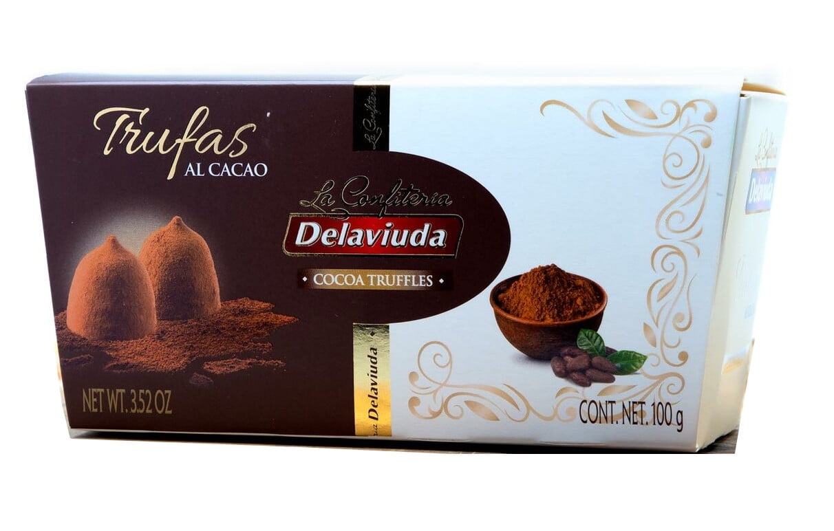 Cocoa Truffles (Trufas Al Cacao) 3.5z (200g) by Delaviuda