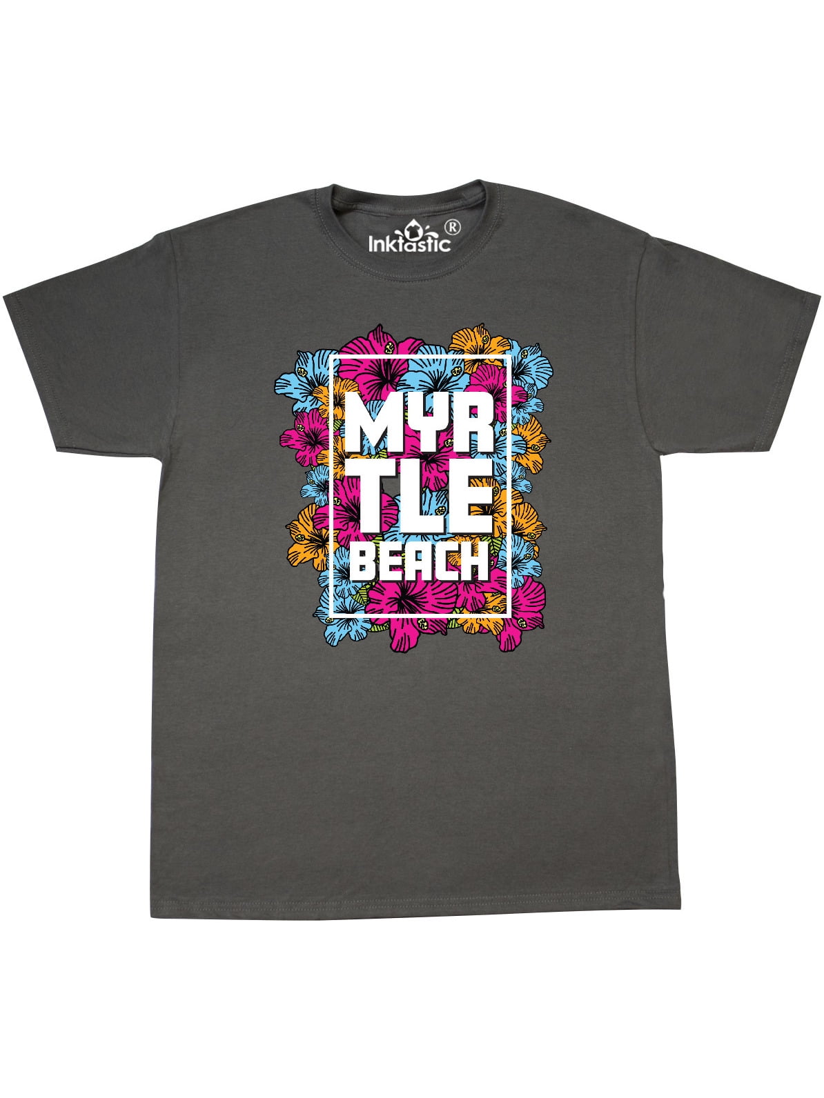 INKtastic - Summer Myrtle Beach with Hibiscus Flowers T ...