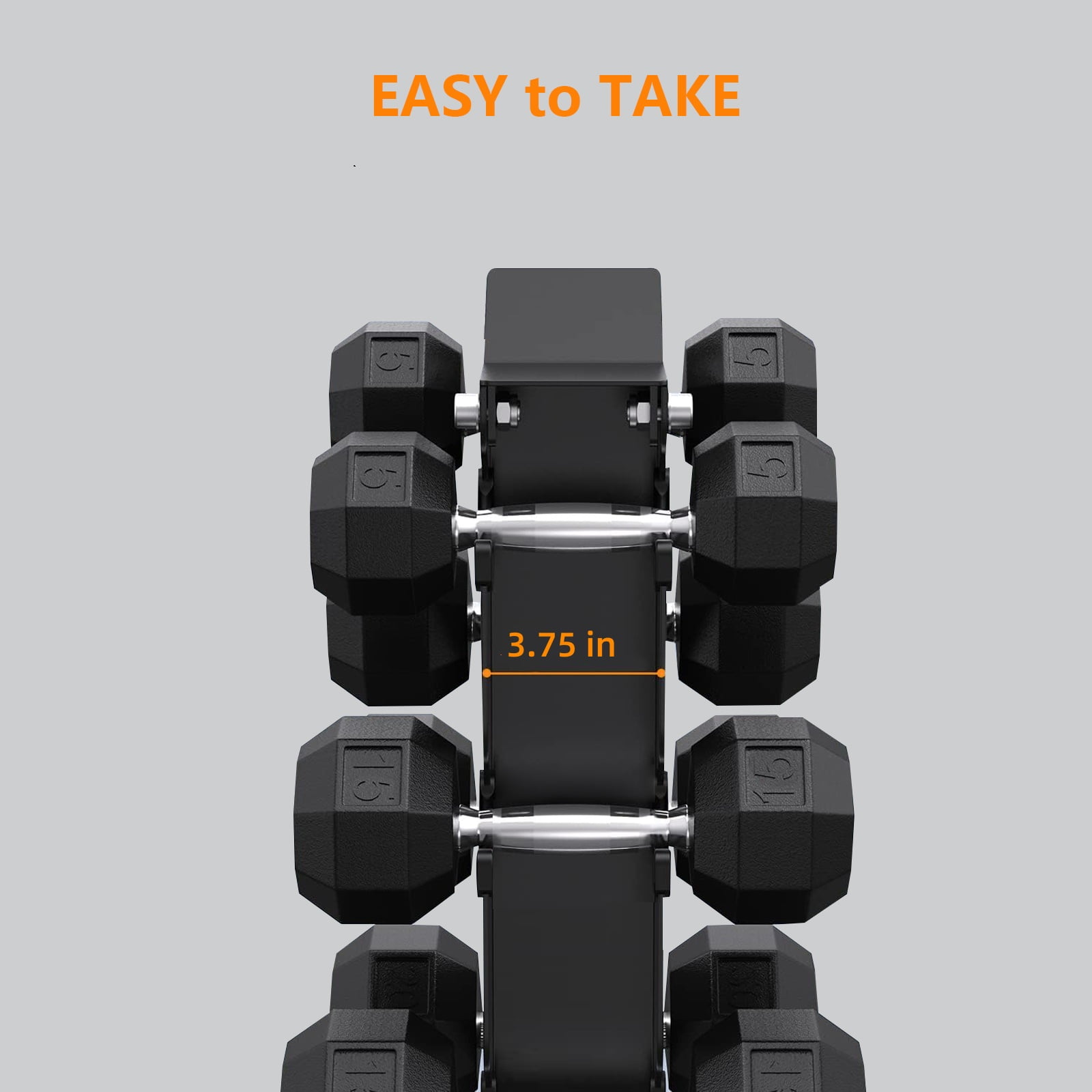 COZONY A-Frame Dumbbell Rack, Heavy-Duty 480lb Capacity, Space-Saving Weight Storage Stand