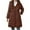 Coffee., variant on Akafmk Womens Puffer Jackets Coats,Womens Winter Puffer Coats,Fashion Women's Casual Comfortable Long Sleeve Zipper Pocket Blouse Top Coat Parkas Fleece Warm Jacket Coats