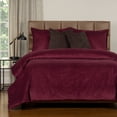 thumbnail image 5 of SIScovers Mixology Padma 6 Piece Duvet Cover and Insert Set Wine Full 6 Piece Mid-Century Modern, 5 of 5