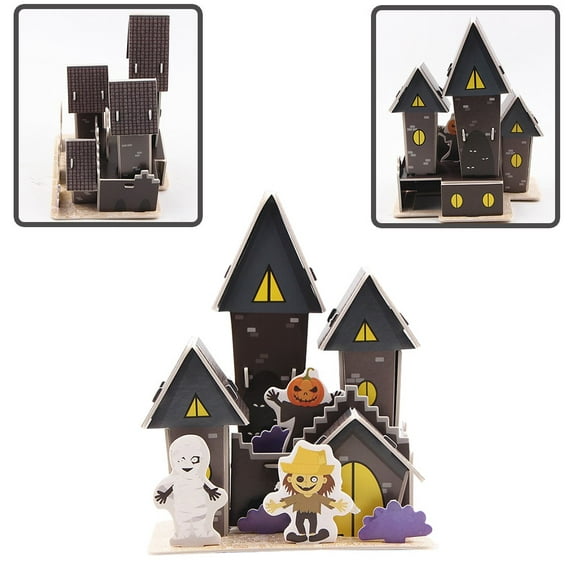 Cameland Puzzle en Trois Dimensions Halloween Cadeau Amusement Hanté Maison