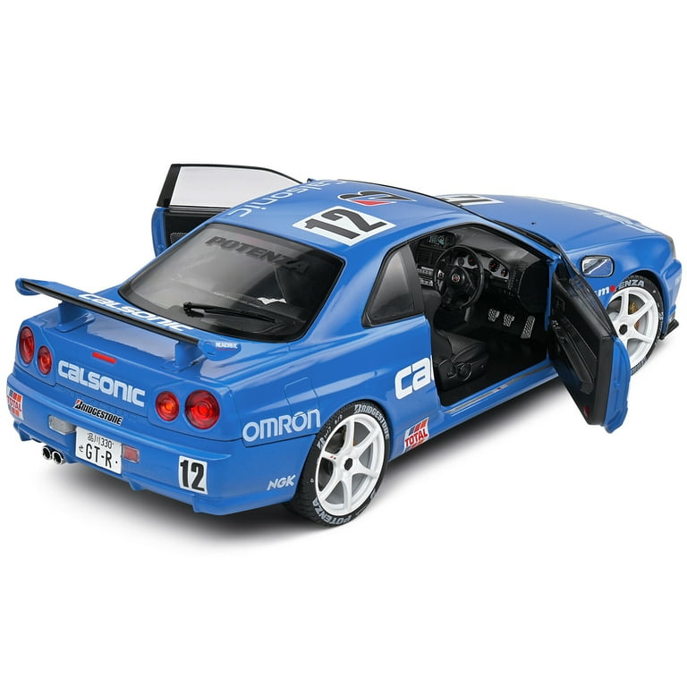 SOLIDO ソリド　Nissan Skyline GT-R (R34)1/18 1/18 Solido 1999 Nissan Skyline GT-R (R34) RHD (Light Green