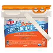 HTH Super 3 Inch Chlorine Tablets for Swimming Pools, Pool Chemicals, 5 lbs.