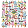 thumbnail image 3 of 35pcs Colorful Ice Cream Stickers Dessert Stickers Cute Food Stickers for Suitcase Phone Laptop, 3 of 9