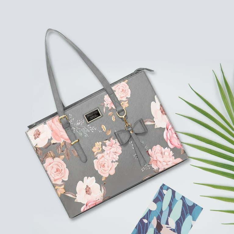 Mosiso PU Leather Women's Fashion Handbag Travel Work Briefcase