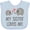 AE-Light Blue, variant on Inktastic My Sister Loves Me Boys or Girls Baby Bib