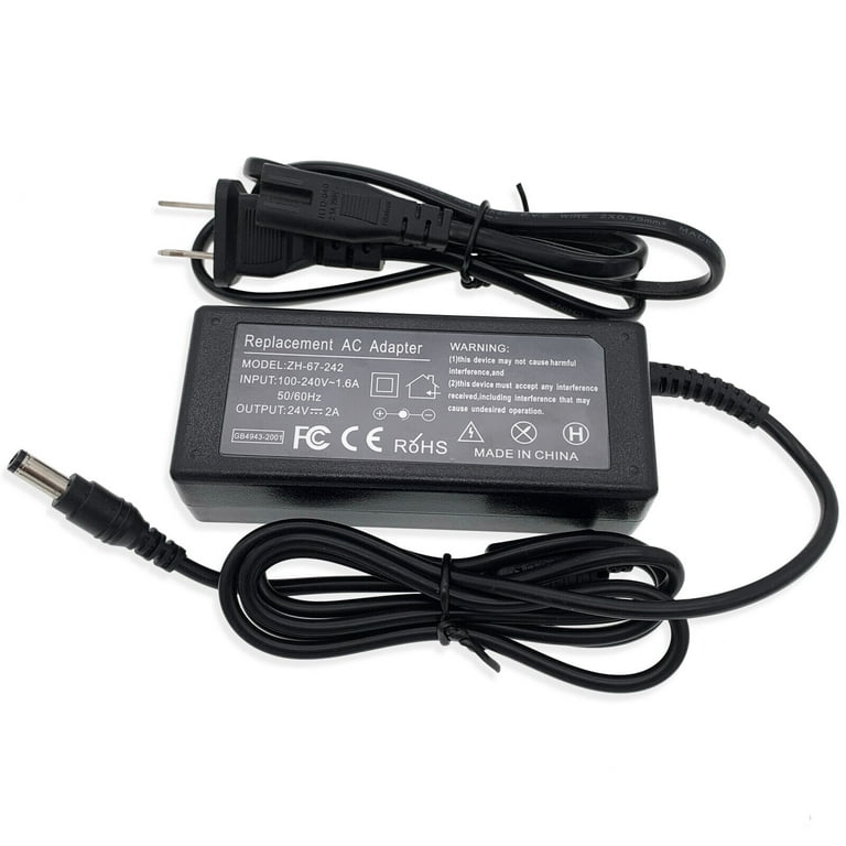 24V Power Supply for Logitech G920 G29 G25 G27 G923 G940 Driving Force GT  Racing Wheel Power Cord AC/DC Adapter Charger Cable