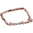thumbnail image 1 of Alex and Ani Crystal and Pearl Stretch Bracelet Shiny Rose, 1 of 2