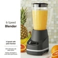 thumbnail image 5 of Mainstays 6 Speed Blender with 48 Ounce Jar, 360 Watt, Black, New, 5 of 12