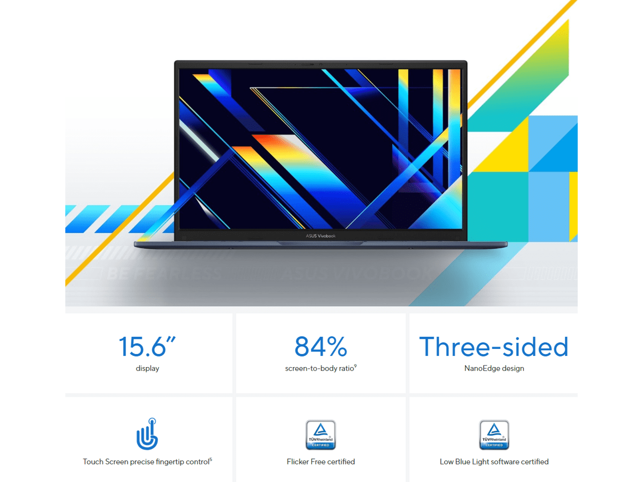ASUS VivoBook 15.6" TouchScreen Intel Core i5-1334U 16GB Memory 512 GB SSD Windows 11 Home