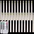 thumbnail image 1 of Velas de Cera sin Llama Parpadeantes Tuanse con Control Remoto - Pack de 24, 1 of 7