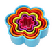 thumbnail image 2 of Juego De 6 Cortadores De Galleta Flor Vencort Juego De 6/ Cortadores/ De Galleta Flor, 2 of 4