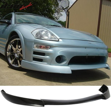 - Fits 00-02 Mitsubishi Eclipse SS Style Front Bumper Lip Spoiler - Urethane PU