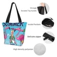 thumbnail image 4 of Disketp Beach Flamingo Trio for Women’s Casual Shoulder Tote Bag Cross-body Handbags for Shopping, Travel and Daily Use, 4 of 6