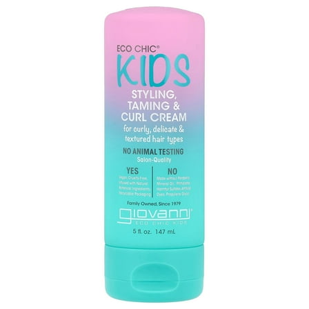 Giovanni Eco Chic® Kids, Styling, Taming & Curl Cream, 5 fl oz (147 ml)