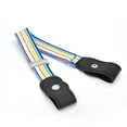 thumbnail image 1 of Sonducket Cinturón sin hebilla Suministros de armario para niños Niñas a cuadros morados y negros Cinturones tipo 1 Sonducket AP008680-14, 1 of 5